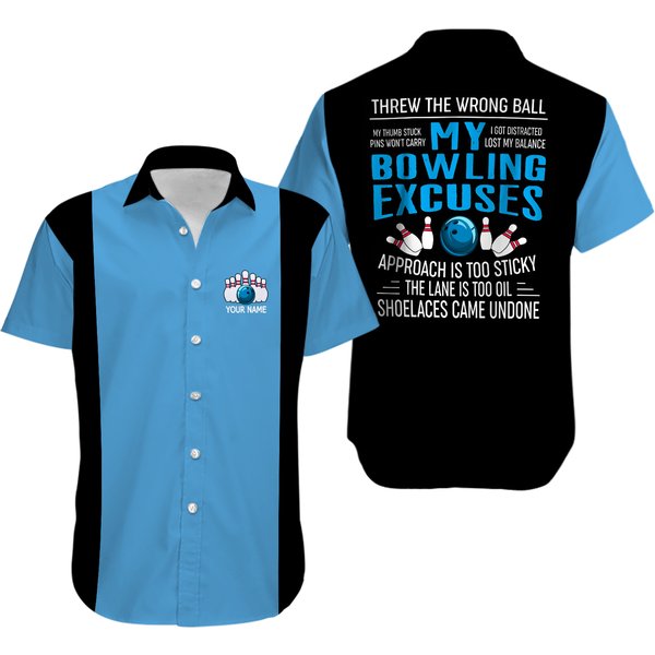 My Bowling Excuses Bowling Shirts Custom Bowling Shirt Custom Team Bowling Hawaii-image