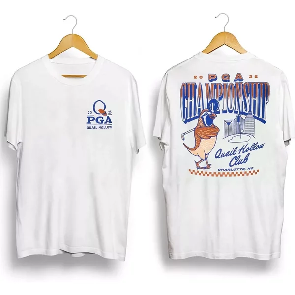 Barstool 2025 Pga Championship Quail Charlotte Clubhouse T-Shirt-image