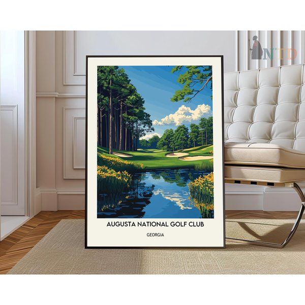 Augusta National Golf Poster, Augusta National Golf Wall Art, Georgia Poster-image