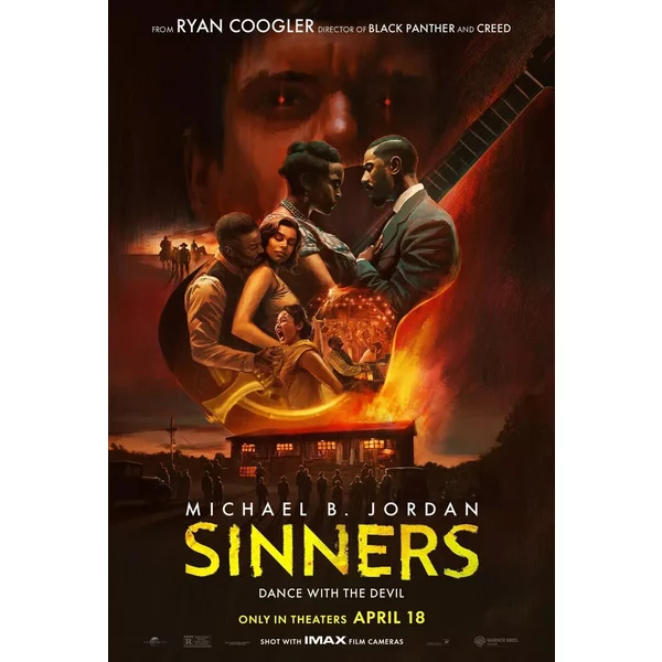 Sinners 2025 Movie Poster Wall Art (H) " Michael B. Jordan-image