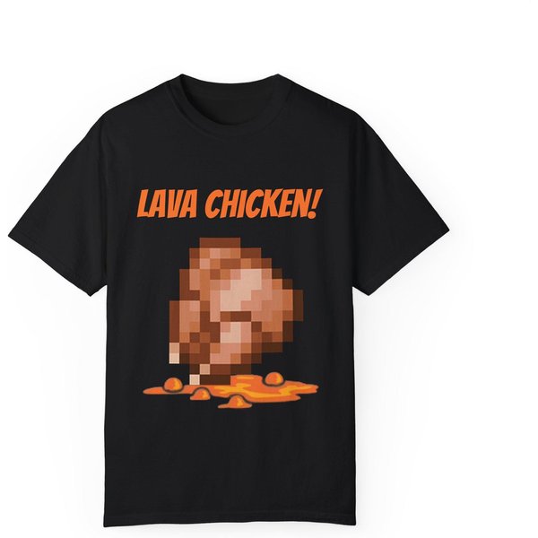 Minecraft Movie "Lava Chicken" T-Shirt-image