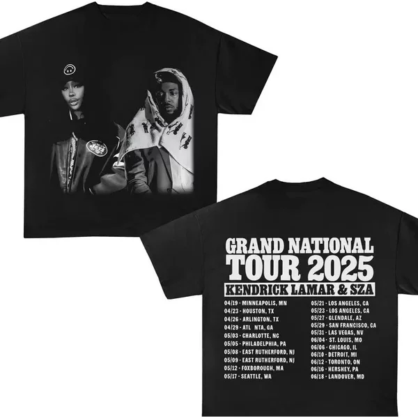 Kendrick! Lamar &Amp; Sza 2025 Grand National Tour T-Shirt Kendrick Lamar T-Shirt-image