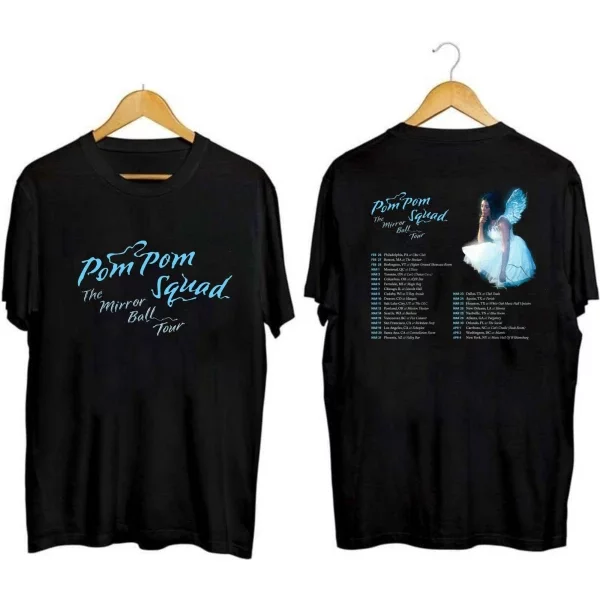 New! Pom Pom Squad The Mirror Ball Tour 2025 Shirt All Size S-4Xl-image