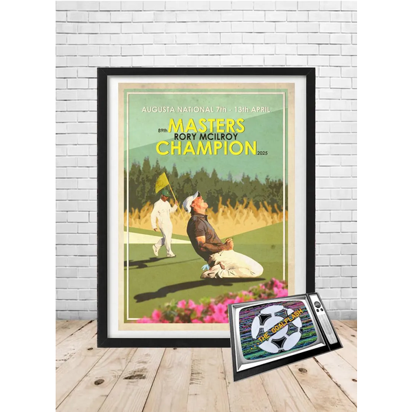 2025 Rory Mcilroy Golf Poster Masters Golf Print-image