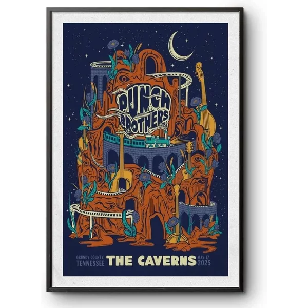 Punch Brothers The Caverns, Pelham, Tn May 17 2025 Tour Poster-image