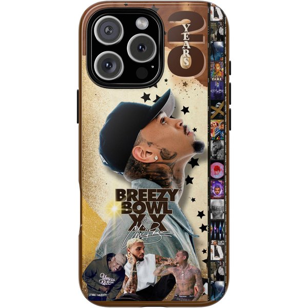 Chris Brown Iphone Case, Breezy Bowl Xx, Gift For Fans-image