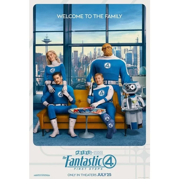 2025 The Fantastic Four First Steps Movie Poster-image