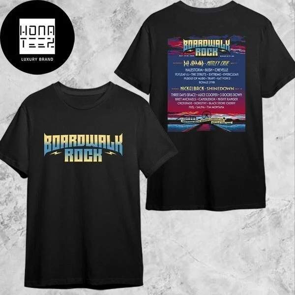 Boardwalk Rock Lineup At Ocean City Md On May 17-18 2025 T-Shirt Fan Gifts-image