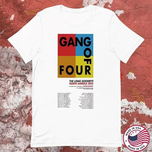 Gang Of Four The Long Goodbye North America 2025 Tour T-Shirt-image