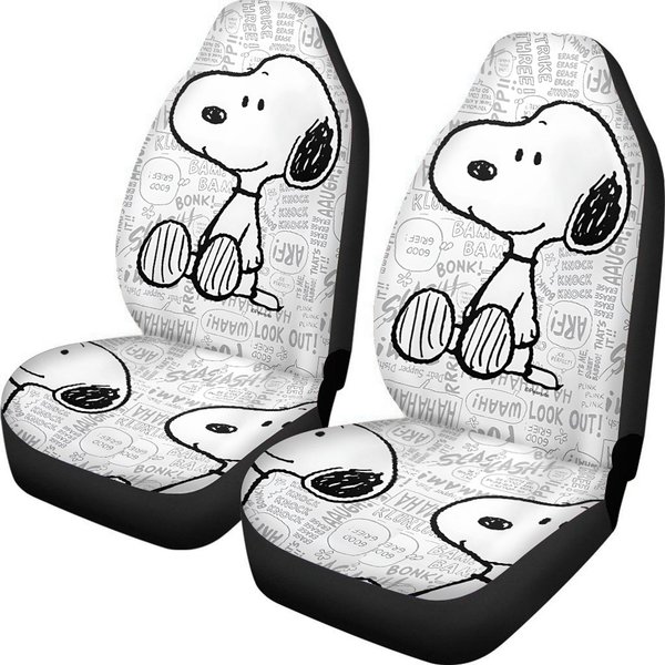 Snoopy Cartoon Car Seat Covers, Car Accessories