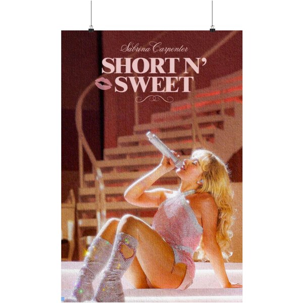 Sabrina Carpenter Vertical Posters Trendy Room Decor, Gift For Fans, Music Art, Wall Aesthetic, Short N Sweet-image