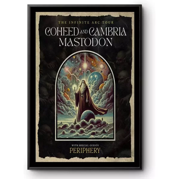 Coheed-And-Cambria Tour 2025 Poster Unframe Print Concert-image