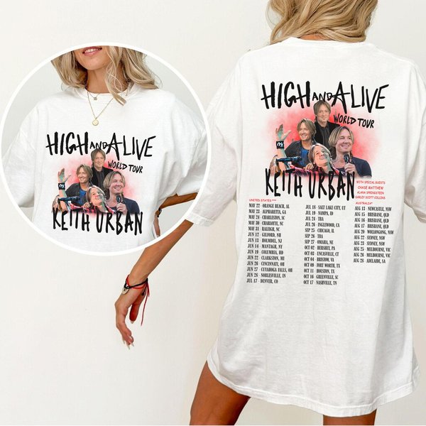 Keith Urban High And Alive Tour 2025 Shirt, Keith Urban 2025 Concert, Keith Urban Fan-image