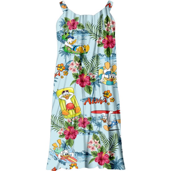 Donald Duckk Summer Dress, Disneyyy Donald Women Dress-image