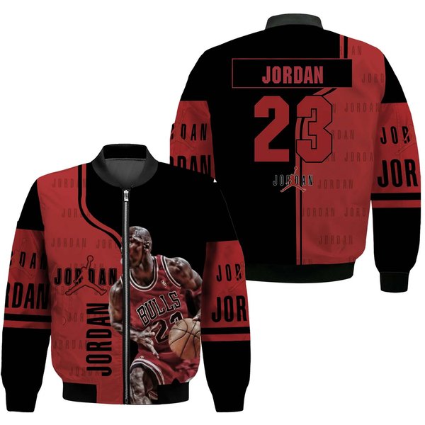 Michaell Jor.dan Legend Of Chi.ca.goo Bulls 3d Men's Bomber Jacket