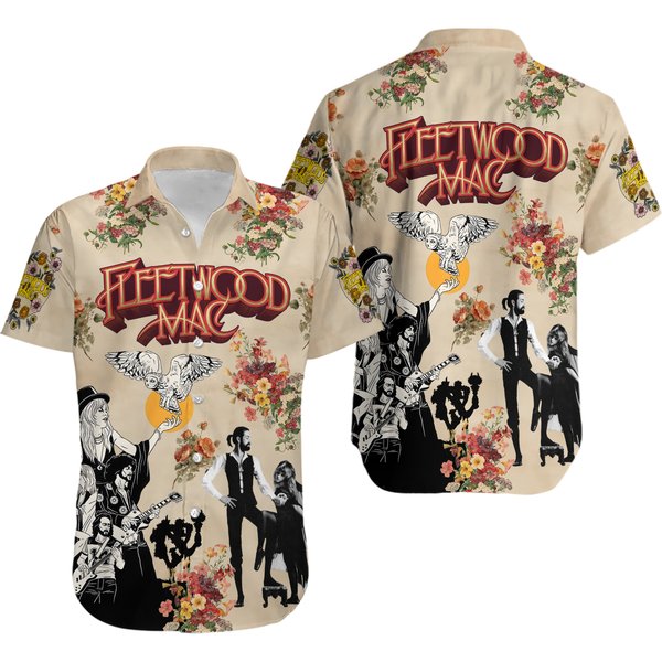 Fleetwood Mac Rock Band Hawaiian Shirt-image