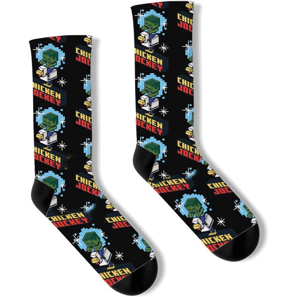 Vintage Jockey Chicken 2025 - Cute Chicken Jockey Active Socks-image