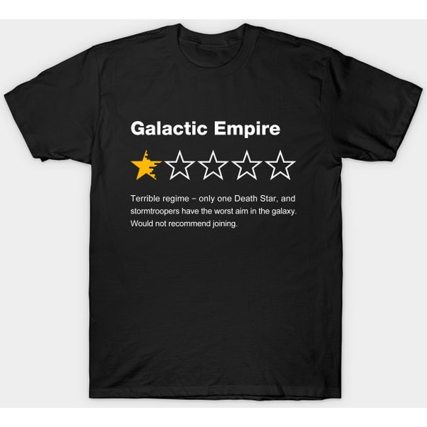 Galactic Empire Review - The 4Th - Starr Warss - T-Shirt-image