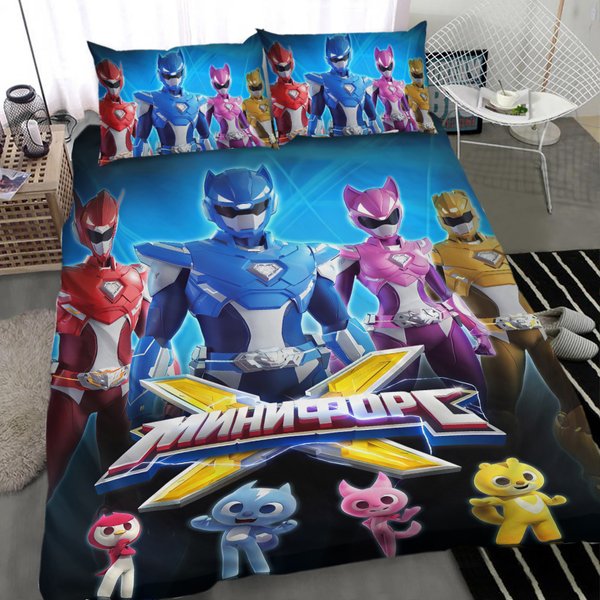 3Pcs Bedding Sets Comforter Sets Miniforce All Season For Kids Soft Lightweight-image