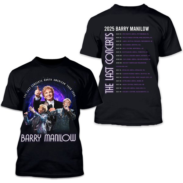 Manilows The Last Concerts 2025 Tour Shirt-image