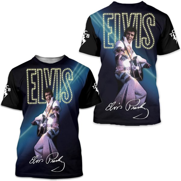 Elvis Presley 3D Apparel – Nghiavt Unisex T-Shirt, Gift For Fans-image