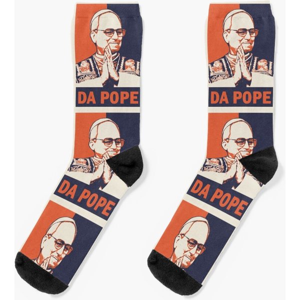 Pope Leo Xiv - Hope Poster Socks-image
