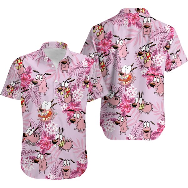 Courage The Cowardly Dog Hawaiian Shirt-image