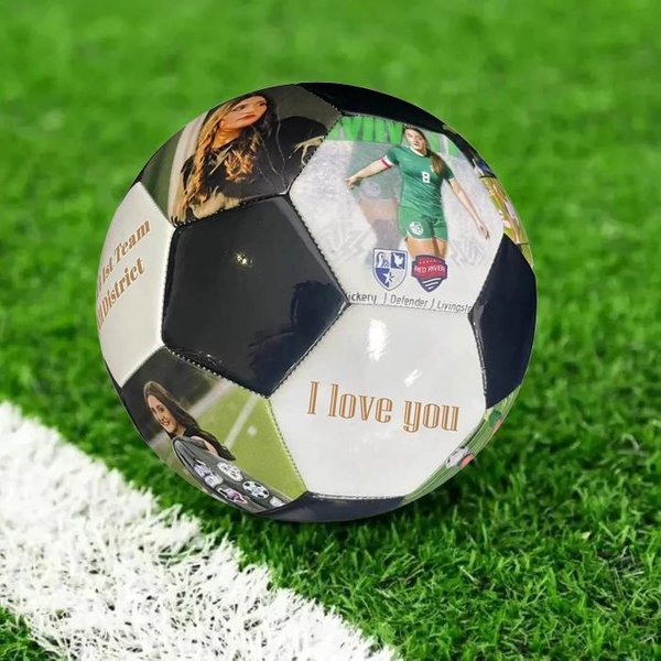 Personalized Custom Photo/Text Soccer Ball-image