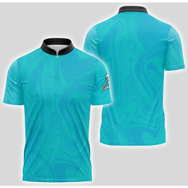 Swirly Gumdrop Fast Track Coolwick Bowling Jersey-image