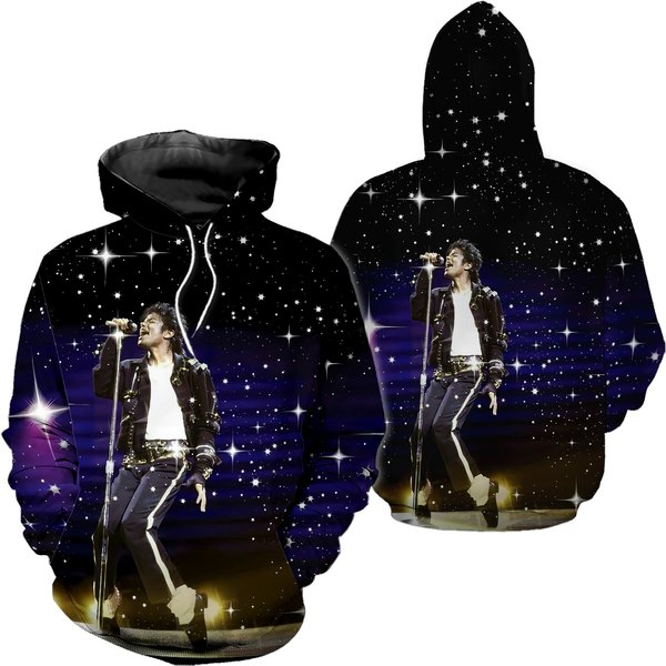 Michael Jackson 3D Full Over Print Hoodie Hoodie 3D - All Printed-image