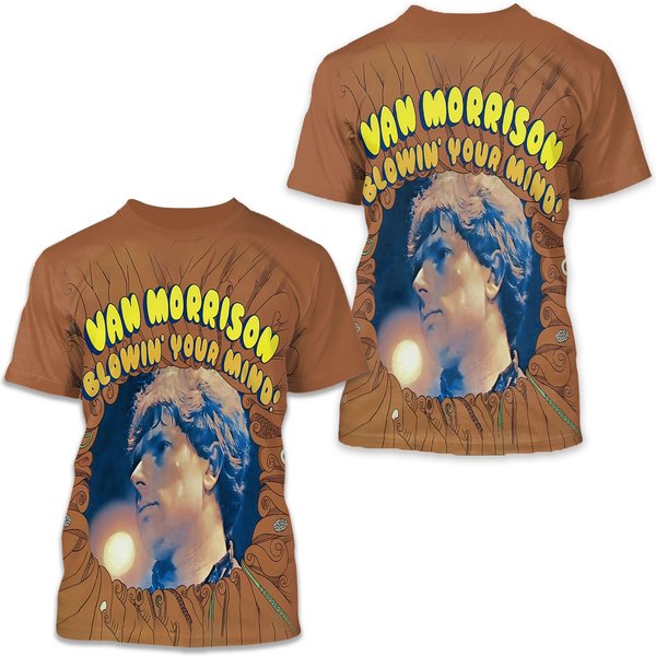 Van Morrison Blowin' Your Mind Album Cover 3D T-Shirt-image