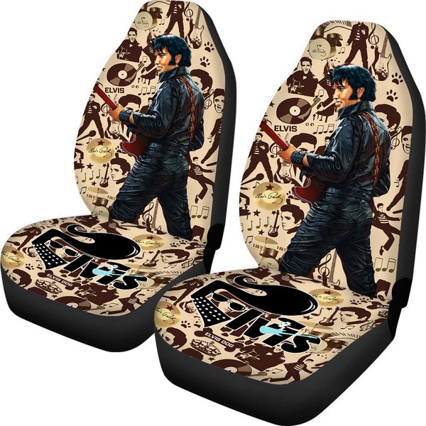 Elvis Presley Car Seat Covers, Elvis Presley Car Accessories, Car Interior Decor, Seat Cover Set-image