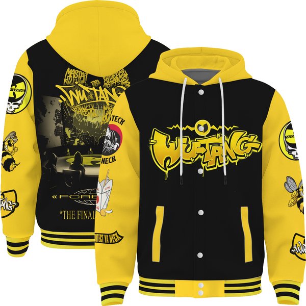 Wuu-tang Forever Final Chamber 2025 Hooded Varsity Jacket
