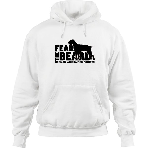 Fear The Beard Hoodie German Wirehaired Pointer-image
