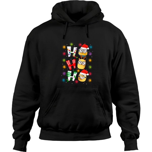 Minions Christmas Hoodies Featuring Bob And Friends-image