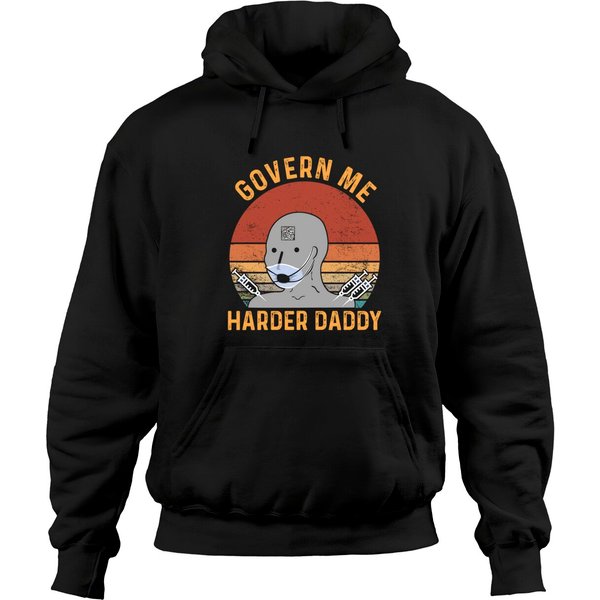 Harder Daddy Hoodie Govern Me Harder Daddy Vintage Pullover-image