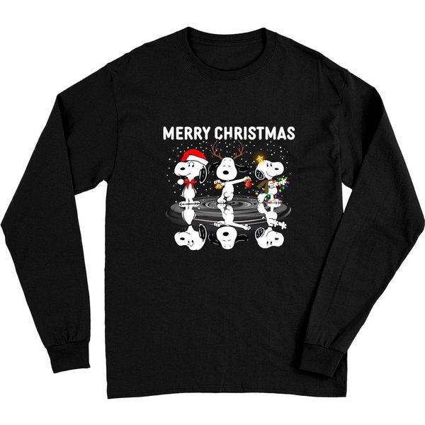 Snoopy Christmas Long Sleeves-image