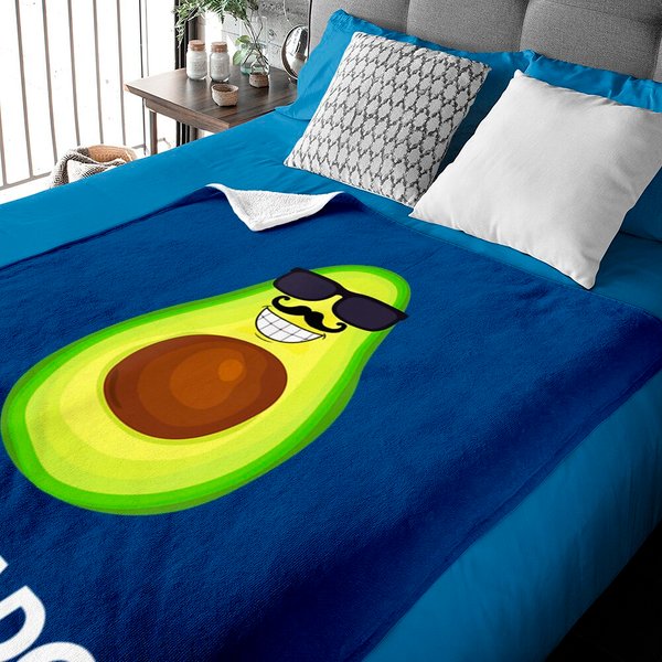 Avocado Papacado Dad & Father Baby Blanket