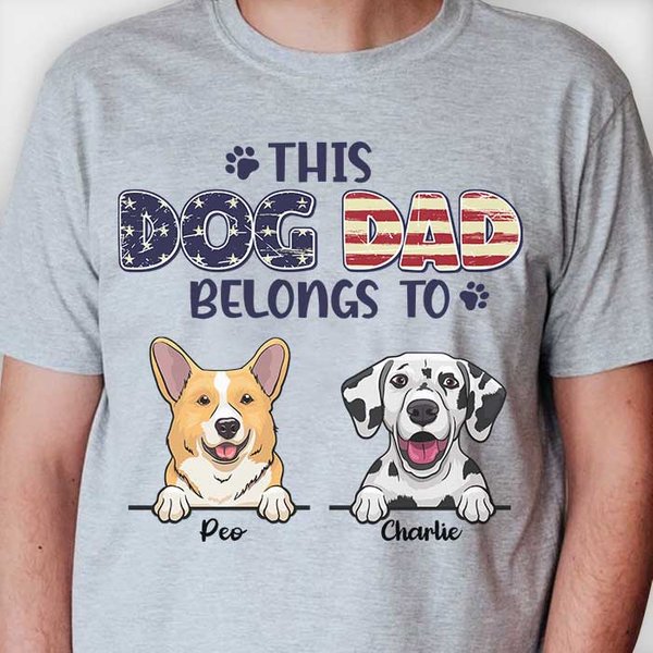 Personalized Dog Parent Unisex T-Shirt-image