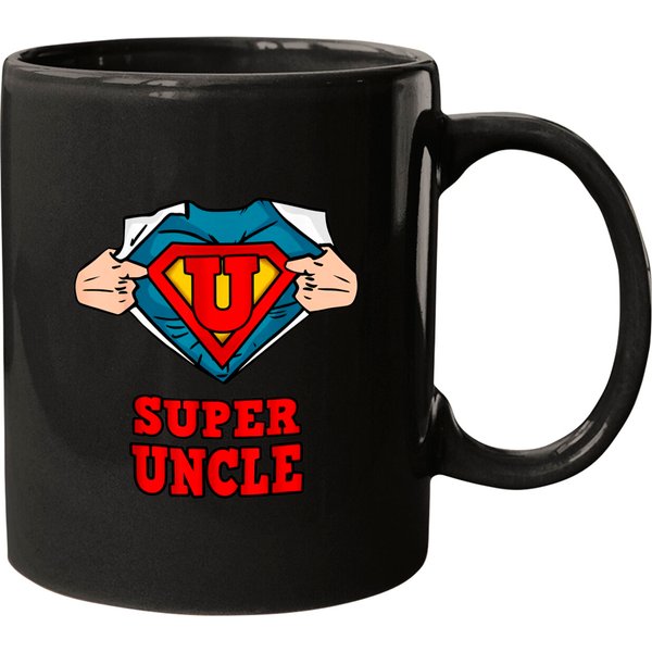 Super Uncle Superhero Mugs - Great Gift From Niece And Neph