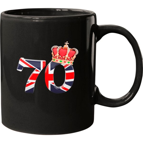 Queen Elizabeth Ii Platinum Jubilee 2022 Celibration Official Emblem Mugs Union Jack Royal Crown The Queen's Mugs-image