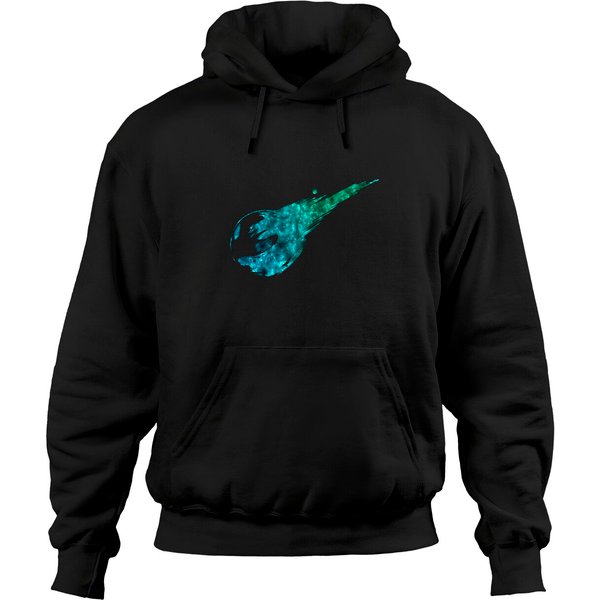 Final Fantasy 7 - Meteor Logo (galaxy Design) - Final Fantasy 7 Remake - Hoodies