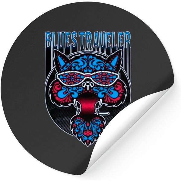 Blues Traveler Cat Stickers-image
