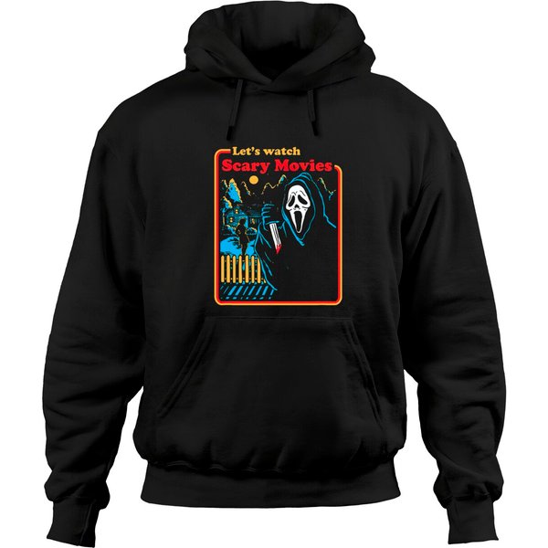 Let's Watch Scary Movies Scream Horror Hoodies