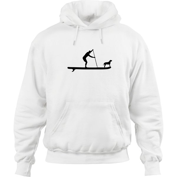 Sup Dog Stand Up Paddle Board Paddling Surf Surfing Hoodies