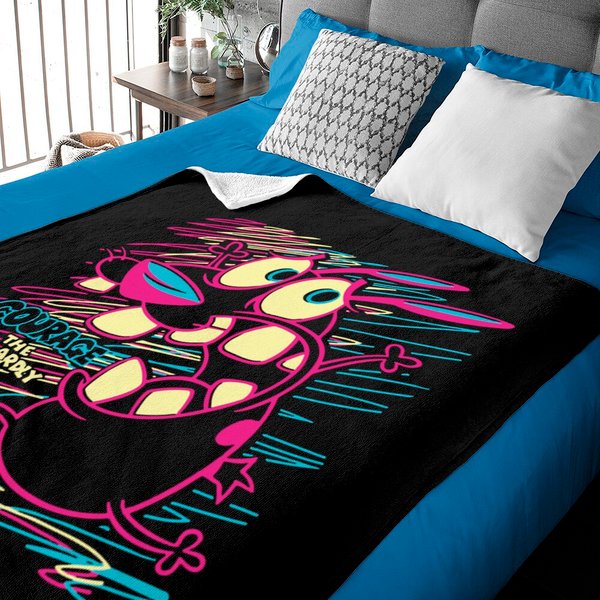 Courage The Cowardly Dog Vintage Baby Blankets - 90S Design-image
