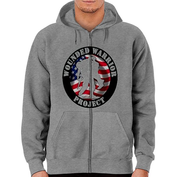 Wounded Warrior Project Usa Zip Hoodies-image