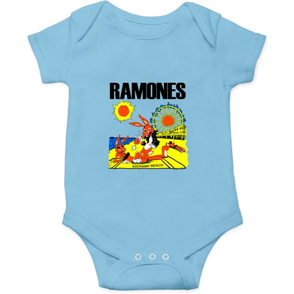 Vintage 1988 Ramones Rockaway Beach Onesies-image