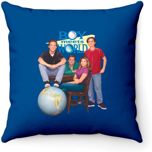 Boy Meets World Poster Throw Pillows-image