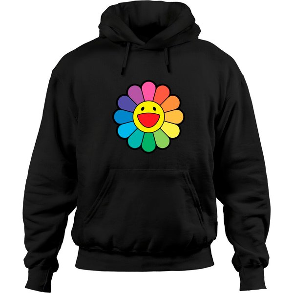 Takashi Murakami Flower Rainbow - Takashi Murakami Flower Rainbow - Hoodies-image